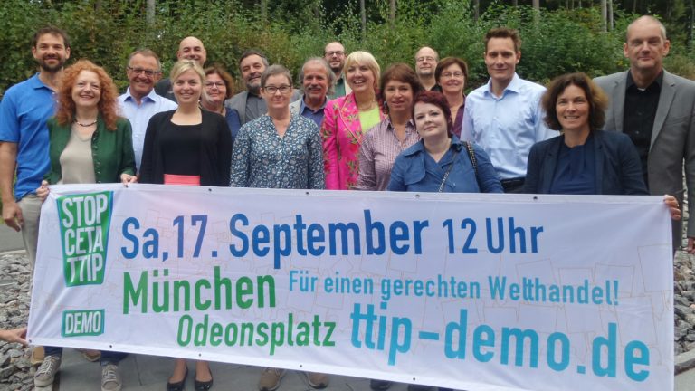 Demo gegen TTIP und CETA in München