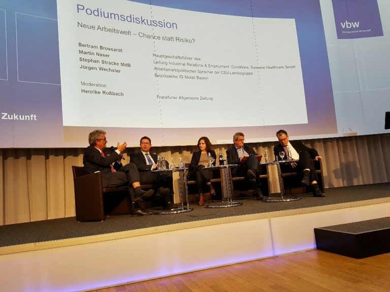 Podiumsdiskussion: Neue Arbeitswelt – Chance statt Risiko?
