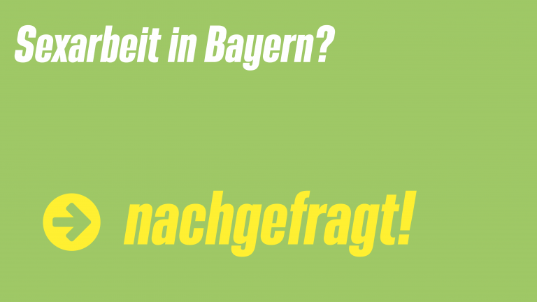 Sexarbeit in Bayern