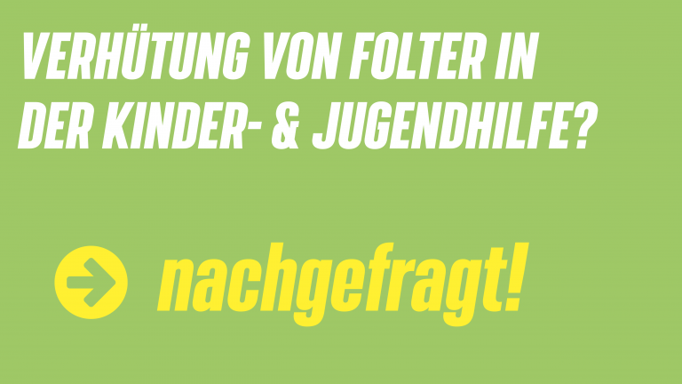 Umsetzung der Empfehlungen der Nationalen Stelle zur Verhütung von Folter