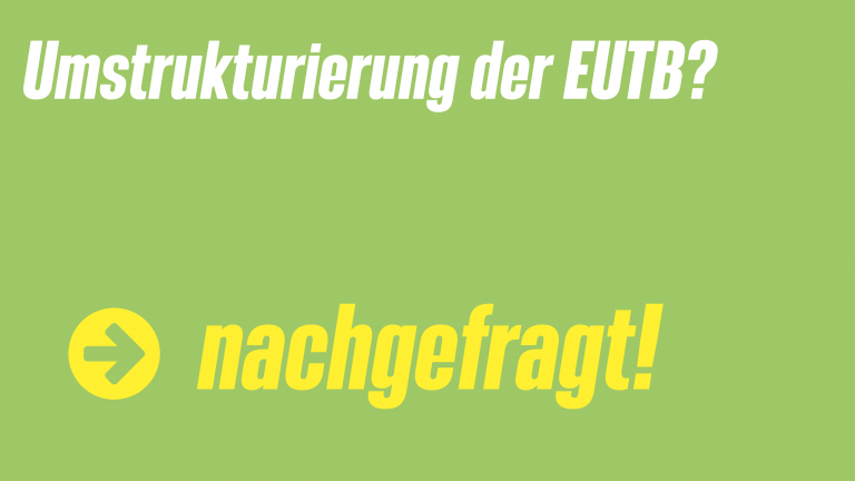 Umstrukturierung der EUTB