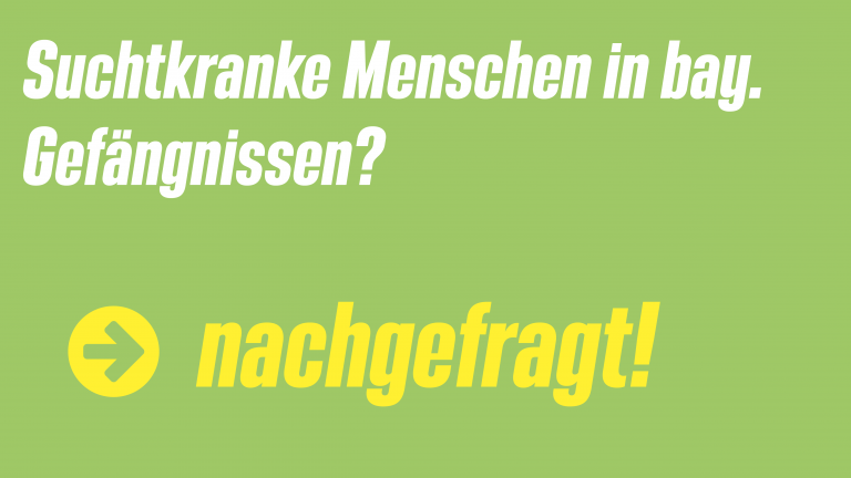 Suchthilfekapazitäten und Gesundheitsversorgung in Haft