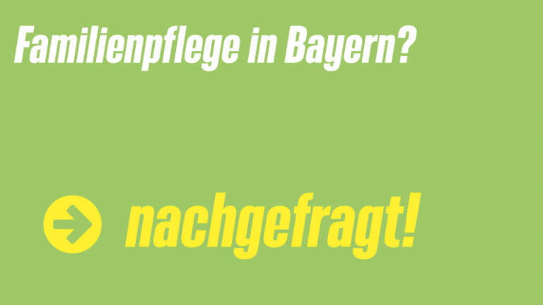 Familienpflege in Bayern