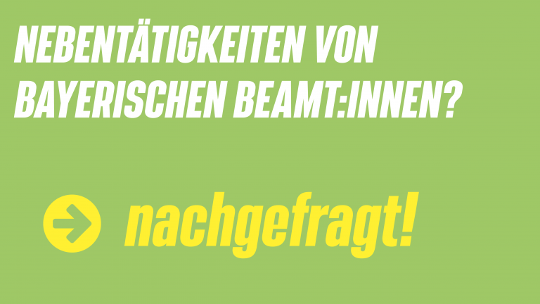 Nebentätigkeiten von Beamt:innen im Finanz- und Heimatministerium