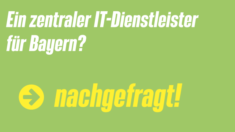 Ein zentraler IT-Dienstleister für Bayerns Kommunen