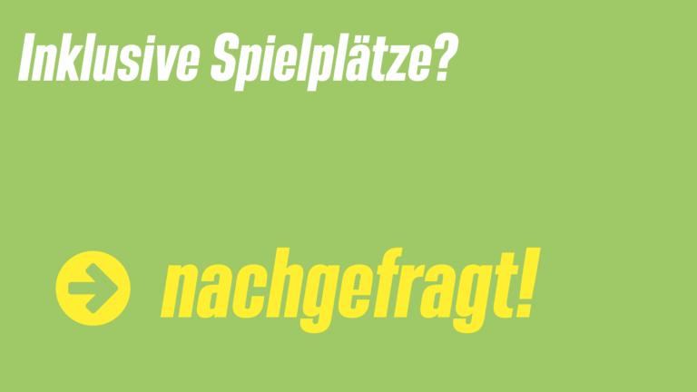 Inklusive Spielplätze – Orte für Alle