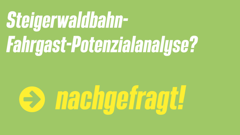 Steigerwaldbahn-Fahrgast-Potenzialanalyse