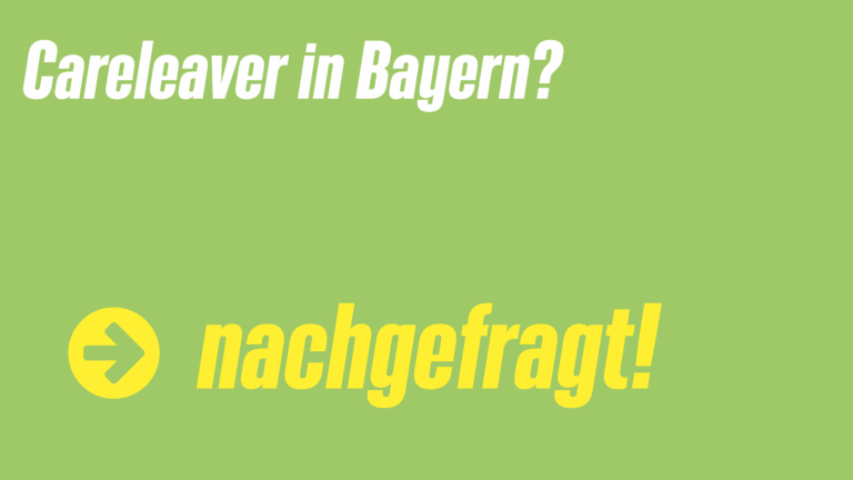 „Careleaver“ in Bayern