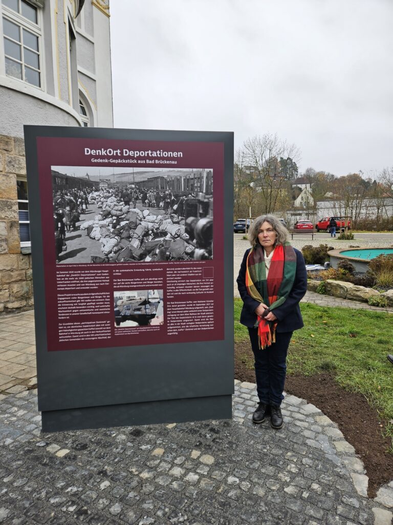 Mit Bodo Ramelow und Dr. Ludwig Spänle bei der Denkorteinweihung in Bad Brückenau